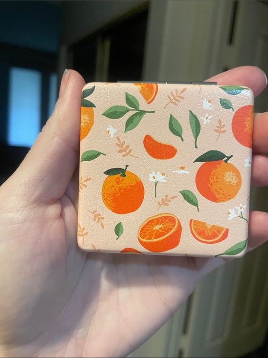 Accessories - Orange Compact Mirror
